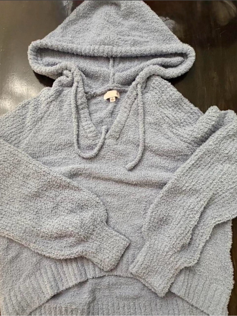 SO Plush Hooded Pullover - Light Blue
